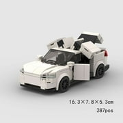 Speed Champions Car Back to the Futured Sets Model Building Bricks Supercar City Super Run Racing Sports Vehicle MOC Technique