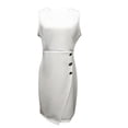 thumbnail image 5 of Honeeladyy Women Fashion Summer Sleeveless Casual Solid Round Neck Knee-Length Women's Dress women's plus size dresses, 5 of 6