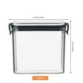 thumbnail image 2 of Airtight Food Storage Containers with Lids, Kitchen and Pantry Organization Canisters with Lids, Plastic Storage Canisters, Plastic Leak-proof Jars for Cereal, Flour, Sugar, 2 of 9