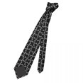 Puzzle Geometric Unisex Necktie Fashion Polyester 8 cm Classic Neck Tie