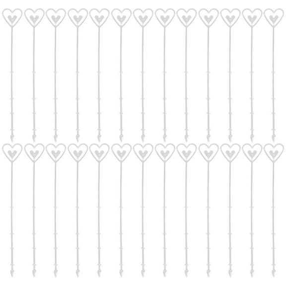 KONTONTY 100Pcs Plastic Bouquet Card Holder for General Users