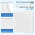 thumbnail image 4 of 1Pcs Humidifier Replacement Wicking Filter, Reduces White Dust Absorbent Honeycomb Design Blue, 4 of 9