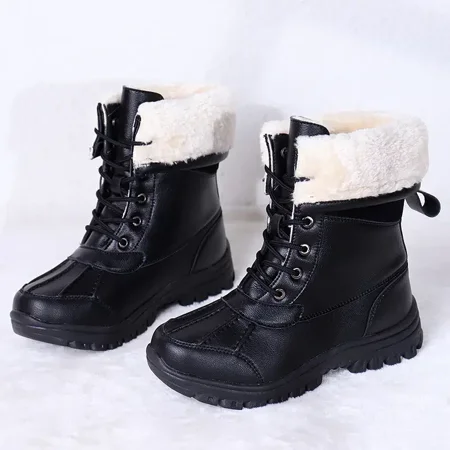 

Women‘s Warm & Comfy Boots Fashion Outdoor Mid Calf Winter Thermal Insulated Snow Shoes Women‘s Footwear