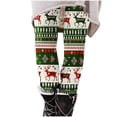 thumbnail image 2 of Christmas Leggings for Women Elastic High Waist Festive Print Tight Pants Workout Yoga Pants Holiday Leggings, 2 of 5
