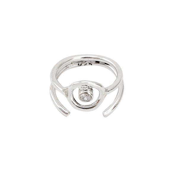 Anillo Círculo Marca Ketzalia De Plata Ley .925 T:8 KETZALIA JOYERIA ARTESANAL Colección 2021
