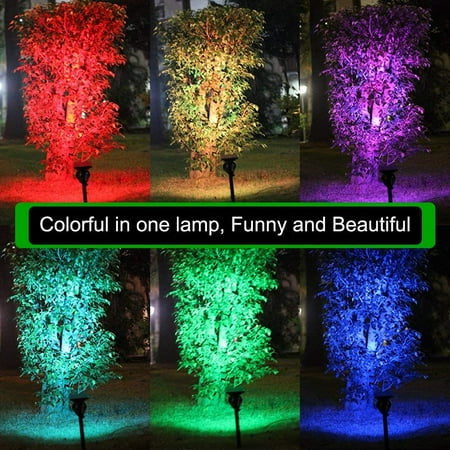 Solar Lights Outdoor Ultra Bright Waterproof 9 Ds Multi Color Spot Light With Auto On Off Garden For Landscape Lighting Yard Patio Pathway Changing Fixed 2pack Canada Solar Lights Outdoor Ultra Bright, Outdoor Colored Spotlights