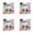 Multicolor#4 Sets, variant on Preplabs 6 Colors Magic 3D Puffy Bubble Popcorn Gel Pens | Heat Activated Expanding Paint Pens | Non-Toxic DIY Art Craft Markers for Greeting Cards, Ornaments, and S'chool Projects (5.5ml)