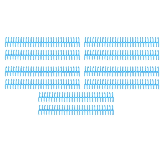 19mm 30 Rings Comb Binder Spines, Compatible with A4 B5 A5 Paper Size, 150 Sheets Capacity for Loose Leaf Notebooks