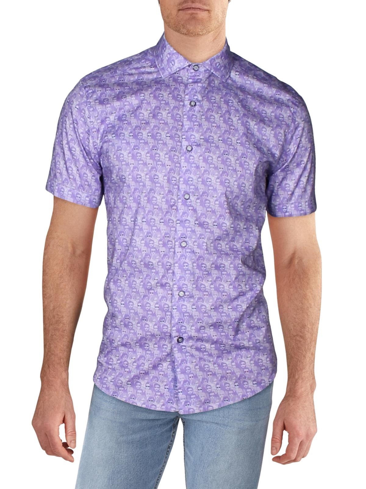 Robert Graham Mens The Fans Printed 