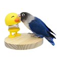 thumbnail image 2 of Juguetes para pájaros, soporte de percha de madera Natural, plataforma, jaula, juguete para cacatúas, Conures, 2 of 4