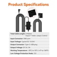 thumbnail image 2 of Cargador de coche Hardwire Kit WOLFBOX USB C OBD para Mirror Dash Cam, 2 of 6