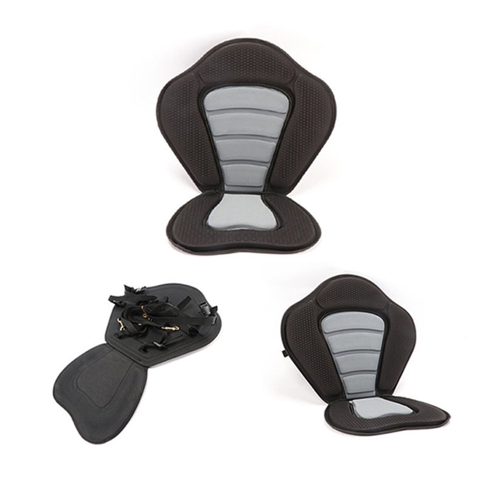 Yoetaun Padded Inside Kayak for Seat with Back Support for Sit on, Inflatable Stand Up Paddle Board, Fishing Boat Detachable for Black