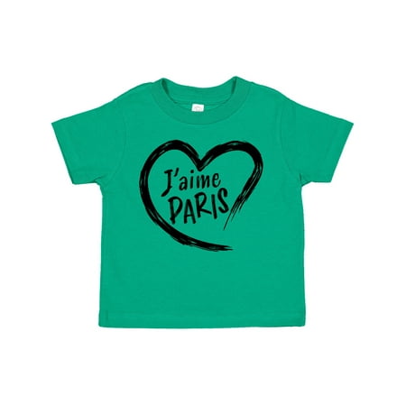

Inktastic J aime Paris- I Love Paris- Heart Gift Toddler Boy or Toddler Girl T-Shirt