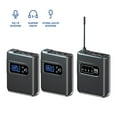 thumbnail image 1 of Wireless Lavalier Microphone System with  and Receiver Omnidirectional  Mic Compatible with DSLR Camera Laptop PC Smartphone Tablet for Interview Recording Conference Online Class Live St, 1 of 7