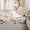 Beige Brown White, variant on Homewish Gradient Dog Paw Zipper Twin Comforter Sets with Fitted Sheet and 2 Pillowcases,Glitter Print Pet Footprint Zipper Bedding Set For Girls,Black Reversible,4 Pieces