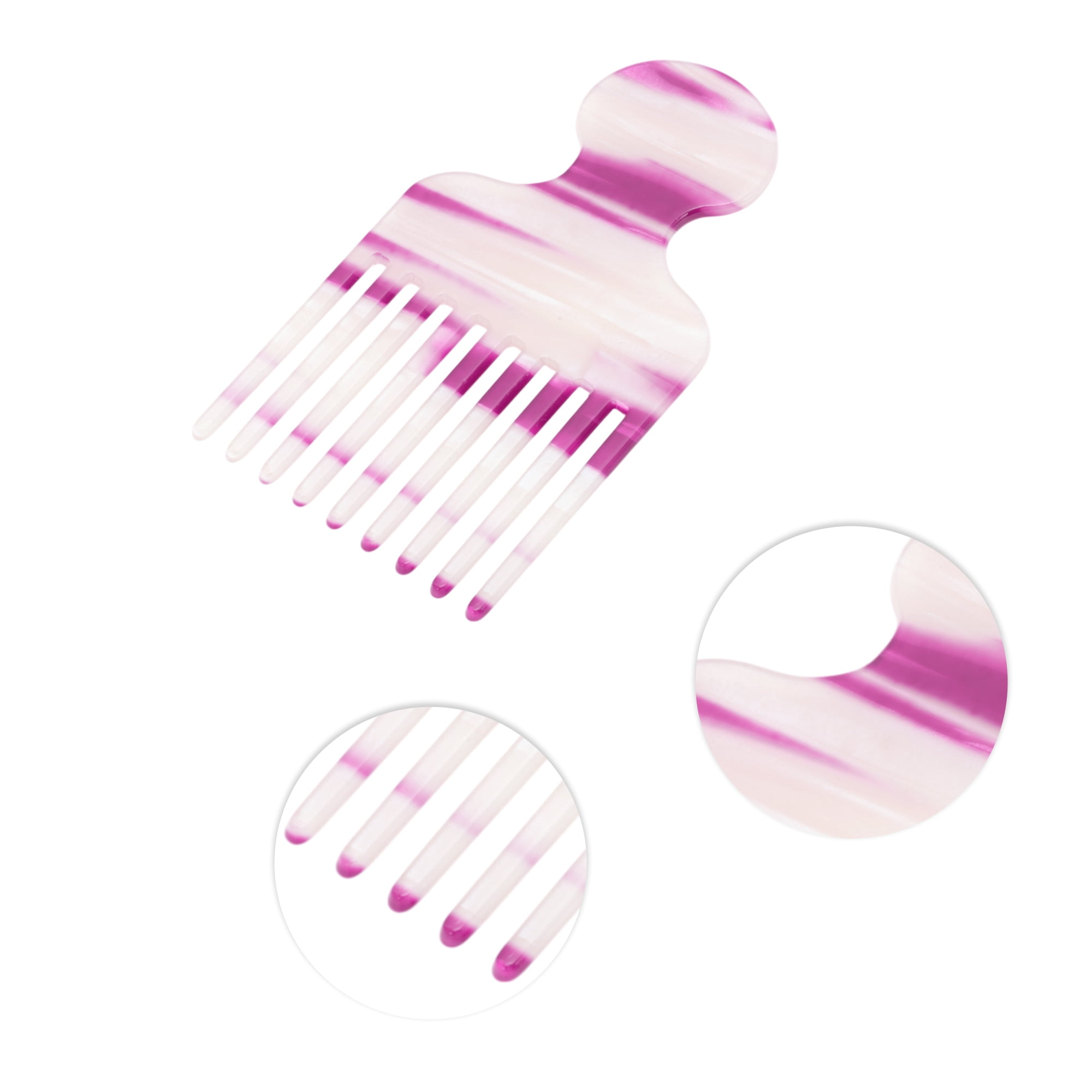 Unique Bargains 1 Pc Fashion Hair Insert Comb for All Hair Types Styles Colorful Purple