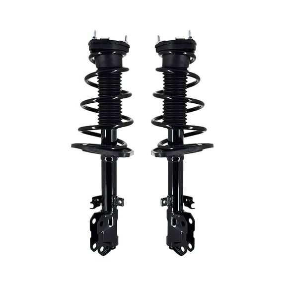 Pair 2 Rear L - R Quick Complete Strut-Coil Spring For 2012 - 2017 Toyota Camry