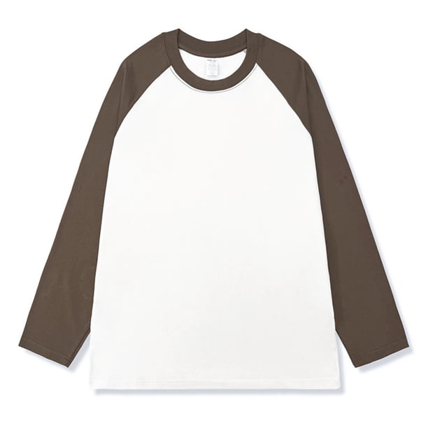 pstuiky mangas largas para hombre, Camisa informal de manga larga con empalmes sólidos para hombre, de alta elasticidad, que mantiene el calor. camisetas de hombre xl