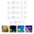 thumbnail image 3 of 24Pcs Resin Sea Star Sea Horse Seashell Fish Tank Decoration (Mixed Style), 3 of 9