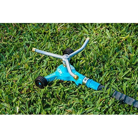 Aqua Joe - 3-Arm Zinc Rotary 360 Degree Sprinkler