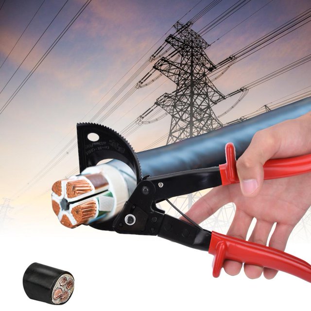 Khall Cable Cutting Tool, With Anti-slip Handle Cable Stripper, Multifunctional Electrician Home Appliance For Cable Cutting Automotive