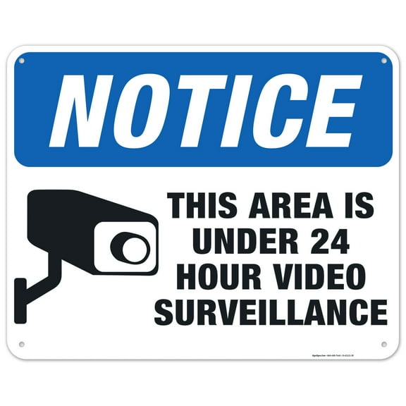 Video Surveillance Sign, Security Camera Sign,
