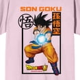 thumbnail image 6 of Dragon Ball Super The Movie Son Goku Juniors Cradle Pink T-shirt-3XL, 6 of 7