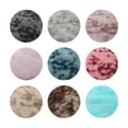 thumbnail image 6 of CreativeArrowy Nordic Round Carpet Tie-Dye Yoga Rug Computer Chair Desktop Blanket Shaggy Nursery Rug Room Bedroom Bedside Plush Mat Ornaments, 6 of 14