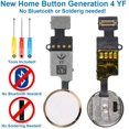 thumbnail image 2 of MMOBIEL Universal Home Button for iPhone 7 8 Plus 4th Gen YF Rose Gold, 2 of 5