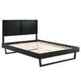 thumbnail image 4 of Modway Marlee King Wood Platform Bed With Angular Frame in Black, 4 of 11