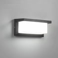 thumbnail image 1 of Aplique LED de pared para exterior moderno de 18 W, resistente al agua IP65, de aluminio antracita, iluminación decorativa para patio, jardín, terraza, cerca de la pared, camino, patio, villa, pasillo, 1 of 5