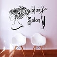 thumbnail image 2 of Youkk Barber Shop Themed Wall Sticker Props Interesting Printed Indoor Scene Layout Self-adhesive Decal Decorating Prop, 2 of 6