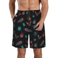 thumbnail image 1 of Fotbe Colorful Insect Trajes de Baño Estampados para Hombre, Shorts de Verano de Secado Rápido, Ropa de Playa, Bañadores-3X-Large, 1 of 6