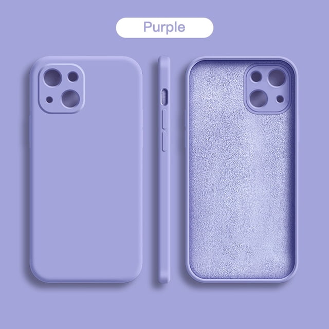 Funda Cuadrada De Silicona Líquida Para IPhone 11 12 13 Pro Max 7 8 Plus SE 2020