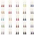 thumbnail image 1 of Miangastore 50pcs Unique Tassel Keychain DIY Tassel Pendants Leather Tassel Keyholders, 1 of 8