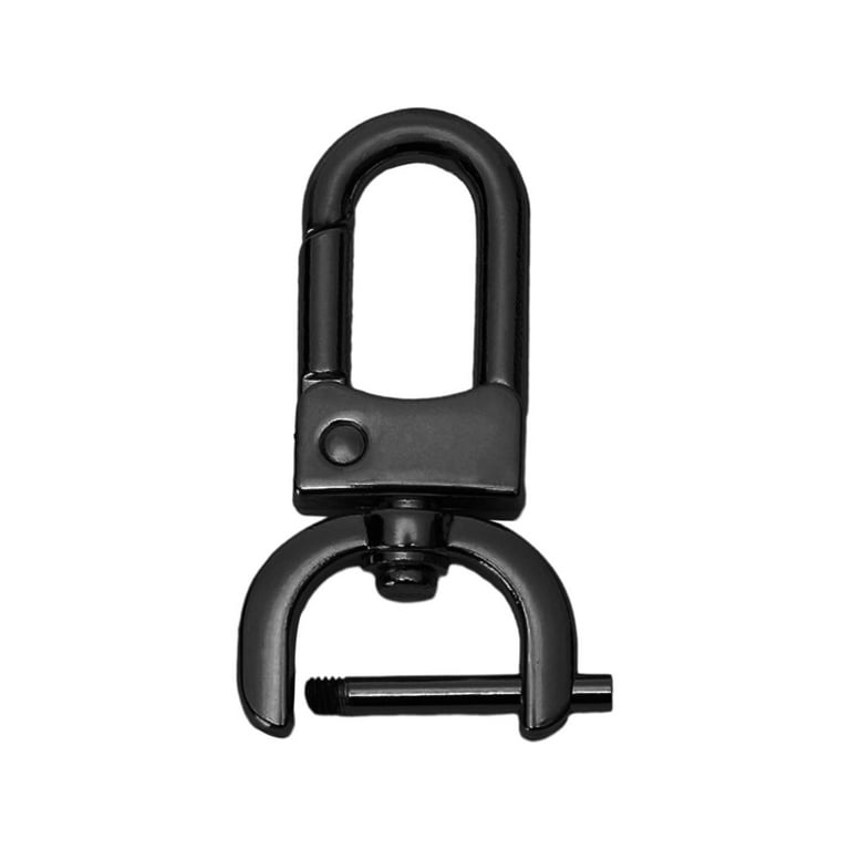 Ravenox Snap Hooks Heavy Duty |(Solid Brass)(3/8 x 10-Pack) | 3/8-inch  Swivel Snaps | Keychain Clip with Eye Bolt | Swivel Hook, Bolt Snap for  Scuba