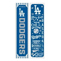 Los Angeles Dodgers 47" Double-Sided Spring Seasonal Porch Leaner Sign