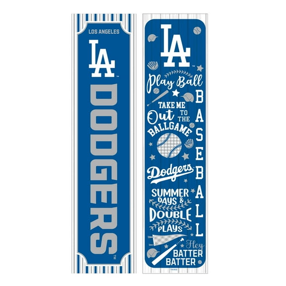 Los Angeles Dodgers 47" Double-Sided Spring Seasonal Porch Leaner Sign
