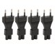 thumbnail image 3 of 4 piezas Enchufe europeo macho a IEC320 C5 Adaptador de corriente 2,5 A 250 V Plug and Play Enchufe europeo 100‑250 V, 3 of 10