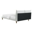 thumbnail image 5 of Furniture of America Plume Queen OEKO-TEX Certified Chenille Fabric Platform Bed, Light Gray, 5 of 10
