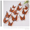 thumbnail image 2 of GOOHOCHY 12 piezas 3D mariposas pegatinas de fiesta decoraciones de 3 capas de bricolaje de diy calcomanías, 2 of 8