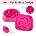 thumbnail image 5 of Slow Feeder Dog Bowls, Anti-Choking Puzzle Dog Food Bowls, Non Slip Interactive Dog Feeding Bowls That Slow Down Eating, Bloat Stop Maze Dog Dishes Dog Feeder for Medium Large Breeds Purple, 5 of 9