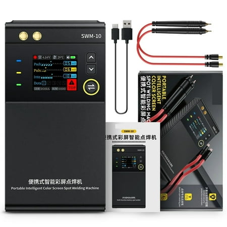 

DIY Spot Welder With TFT Color Screen 5000mah Handheld Spot Welding Machine For 0.25mm Nickel Sheet 18650 Battery Welding