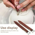 thumbnail image 2 of Pottery Tools Carving Crafts Wooden Sculpture Knives Pottery Sharpening Tools Pottery Ceramic Modeling S/L Size, 2 of 8