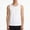 #422-White, variant on Men's Sleeveless Tank Top Solid Color Ice Silk Fabric Cool Touch Breathable Quick Dry Casual Round Neck Gym Running Vest Navy Gifts for Father 2X
