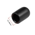 thumbnail image 3 of Uxcell 0.31'' Screw Thread Protector Vinyl End Caps Rubber Black 20pcs, 3 of 5