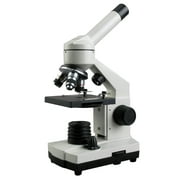 AmScope 40X-1000X Cordless LED Metal Frame Compound Microscope w Top & Bottom Lights New