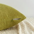 thumbnail image 6 of Top Finel Country Decorative Pillow Covers, 18" x 18", Yellow, Corduroy, Removable Cover, 4 Count, 6 of 9
