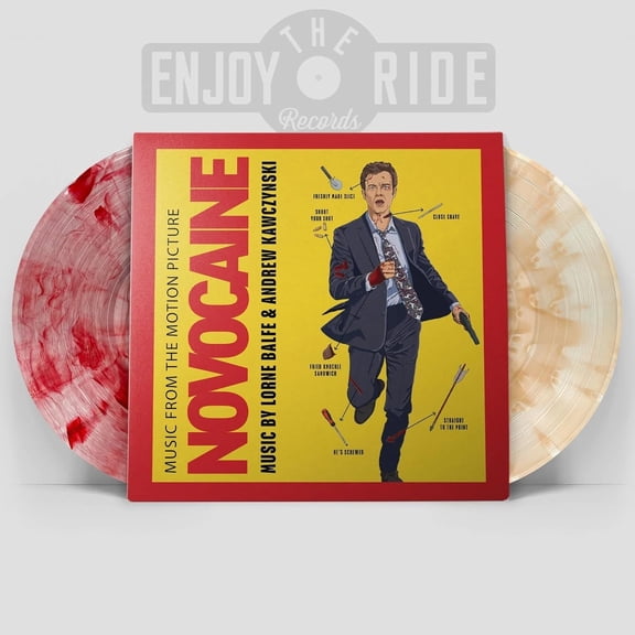 Bafle,Lorne / Kawczynski,Andrew - Novocaine Soundtrack - Ltd Red & Yellow Vinyl - Music & Performance