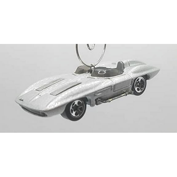 Christmas Ornament for Chevy Corvette Stingray Convertible Silver